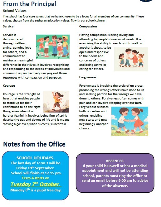 From the Principal