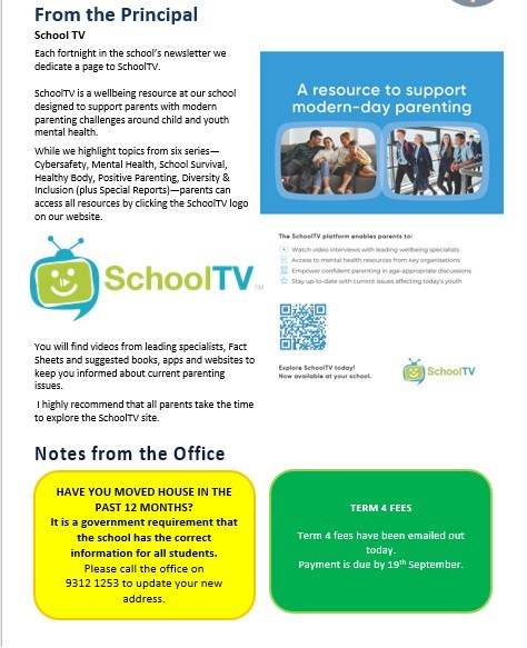 From the Principal 28025