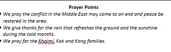 Prayer